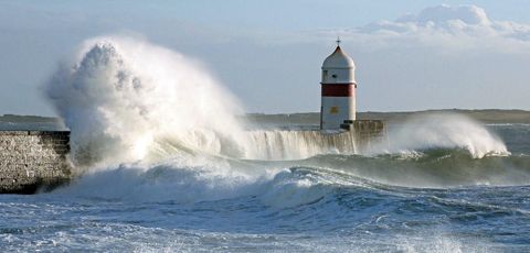 Storm Castle Town Isle Of Man Weather UK 480