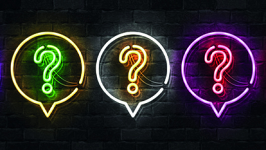 Question marks