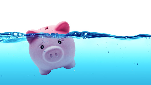 piggy bank water